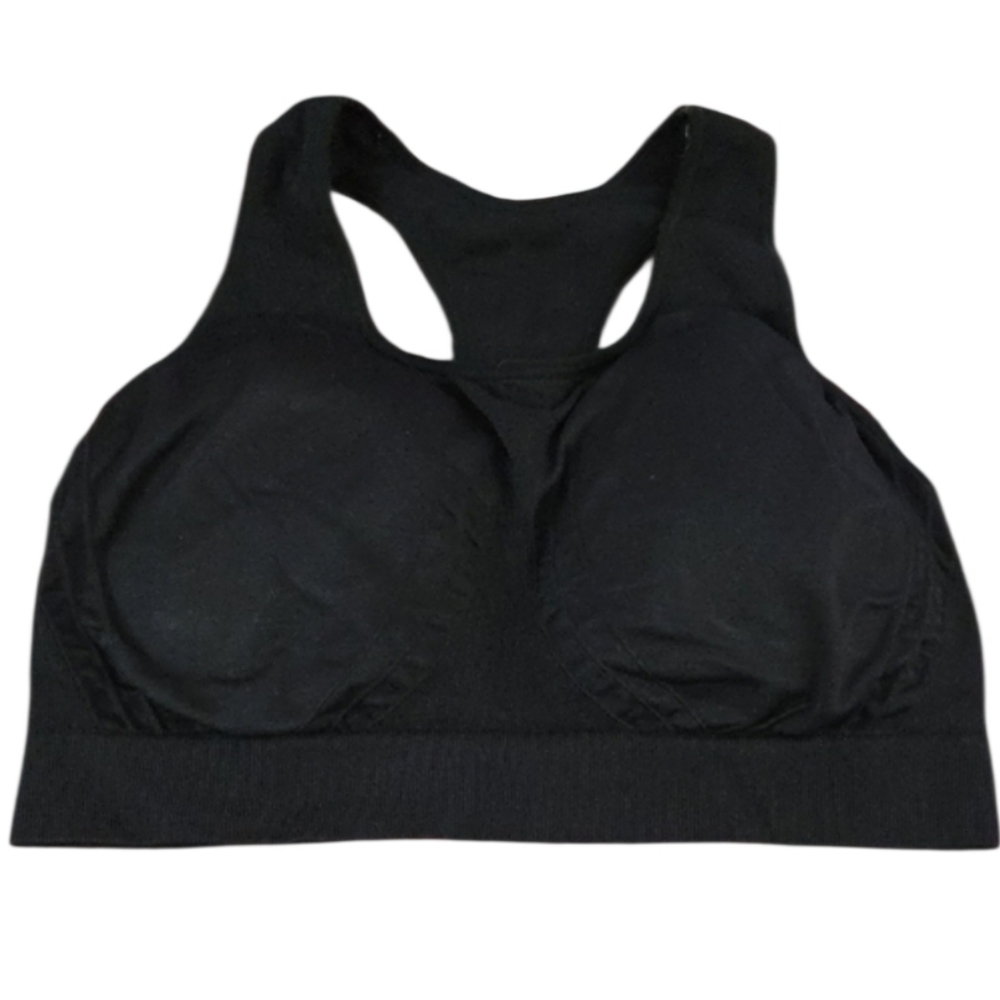 Truekind Black Racerback Sports Bra